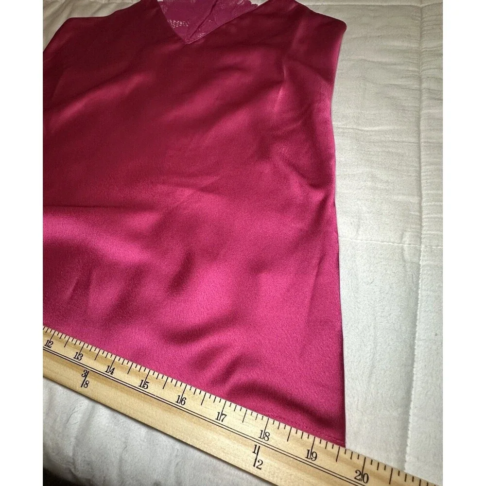 ETAM Fuchsia Lace Feminine Romantic Camisole Women's‎ SIZE SMALL NWOT